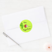 Sticker Rond Art Radish Vegetable Very Veggie (Enveloppe)