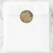 Sticker Rond art vintage (Sac)