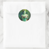 Sticker Rond art vintage (Sac)
