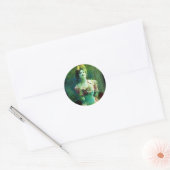 Sticker Rond art vintage (Enveloppe)