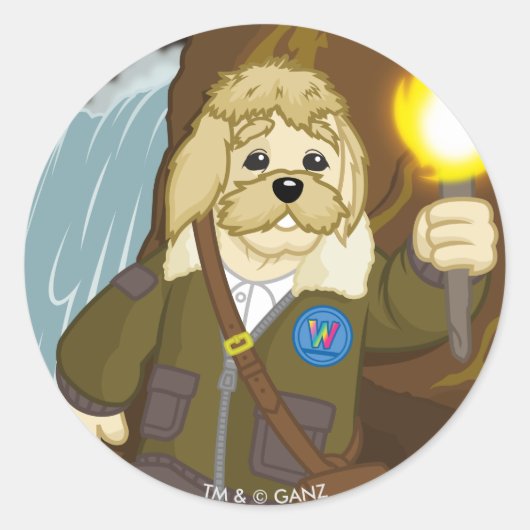 Sticker Rond Arte Fact Va Explorer (Devant)