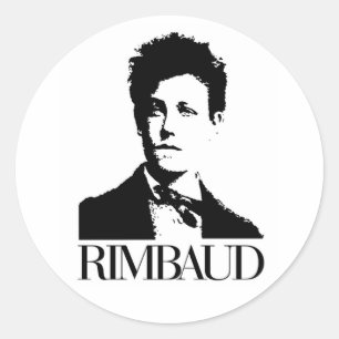 Sticker Rond Arthur Rimbaud