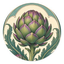 Artichaut vintage de style Art Nouveau pour la cui