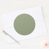 Sticker Rond Artichoke (couleur solide) (Enveloppe)