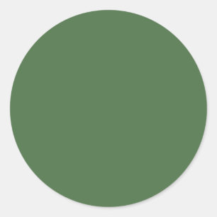 Sticker Rond Artichoke vert (couleur solide)