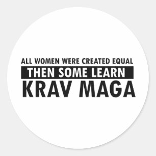 Sticker Rond Articles de cadeau de Krav Maga