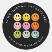 Sticker Rond Articles promotionnels Pas de minimum Ajouter votr (Devant)