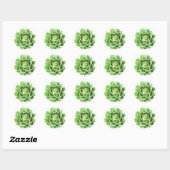 Sticker Rond Artique (Feuille)