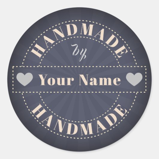 Sticker Rond artisanal (Devant)