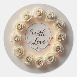 Sticker Rond Artisanat & Fournitures de Fête > Fournitures d'em