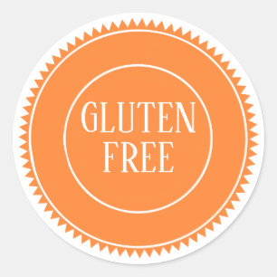 Sticker Rond Artisanat Vintage Sans Gluten et Allergène