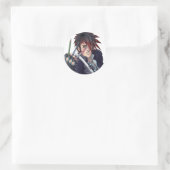 Sticker Rond Artiste Anime Manga (Sac)