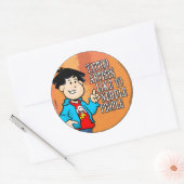 Sticker Rond Artiste du tatouage (Enveloppe)