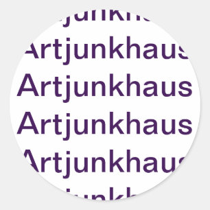 Sticker Rond Artjunkhaus Splash-Art Jeff Hankamer Artjunkhaus