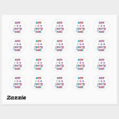 Sticker Rond Arts et artisanat Babe (Feuille)
