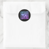 Sticker Rond Arts martiaux de Capoeira (Sac)