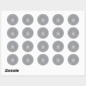 Sticker Rond Artwork Plus Texte (Feuille)