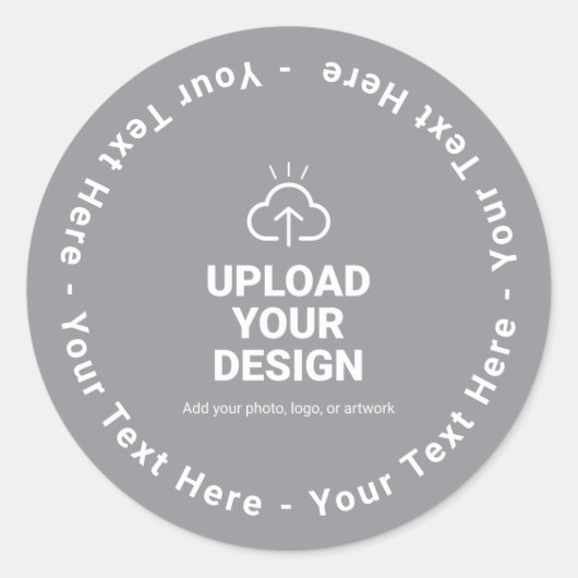 Sticker Rond Artwork Plus Texte (Devant)