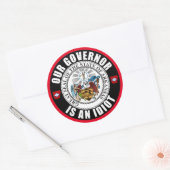 Sticker Rond Asa Hutchinson est une idiote (Enveloppe)