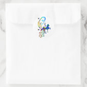 Sticker Rond ASB arc-en-ciel (Sac)