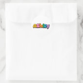Sticker Rond Ashley (Sac)
