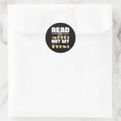 Sticker Rond ASL Alphabet American Sing Language ASL Enseignant (Sac)