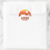 Sticker Rond Aspen, Colorado (Sac)