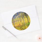 Sticker Rond Aspen Trees (Enveloppe)