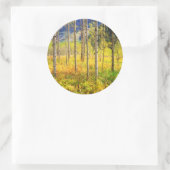 Sticker Rond Aspen Trees (Sac)