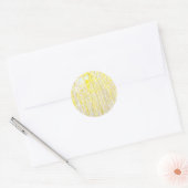 Sticker Rond Aspens de gâteau de la vanille (Enveloppe)