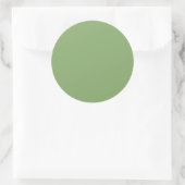 Sticker Rond Asperges (couleur solide) (Sac)