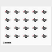 Sticker Rond Aspiré (Feuille)