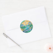 Sticker Rond Aspire Park Qatar (Enveloppe)