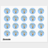 Sticker Rond Assez étonnant (Feuille)