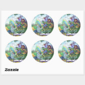 Sticker Rond Assistant d'Oz (Feuille)