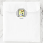 Sticker Rond Assistant d'Oz (Sac)