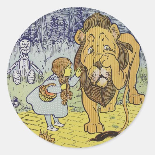 Sticker Rond Assistant d'Oz (Devant)