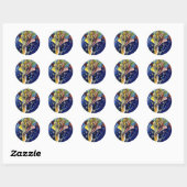 Sticker Rond Assistant Lizard (Feuille)