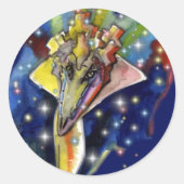 Sticker Rond Assistant Lizard (Devant)