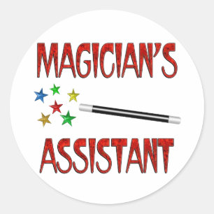Sticker Rond Assistant Magiciens