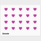 Sticker Rond Assistant mariage (Feuille)