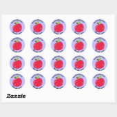 Sticker Rond Assistant Merci (Feuille)