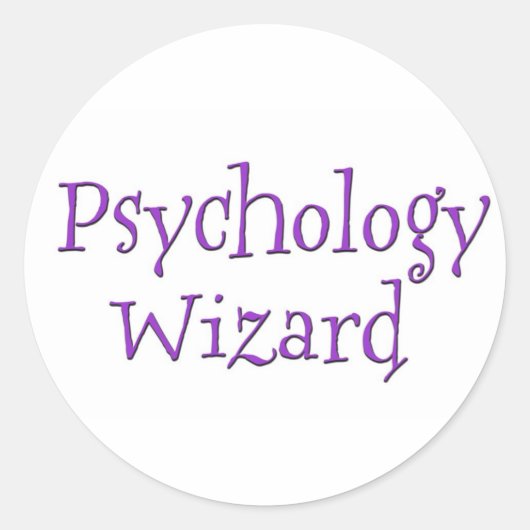 Sticker Rond Assistant Psychologie (Devant)