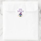 Sticker Rond Assistant Ressources humaines (Sac)