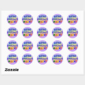 Sticker Rond Assistants en soins infirmiers ROCK (Feuille)