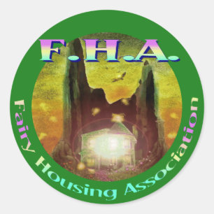 Sticker Rond Association pour le logement