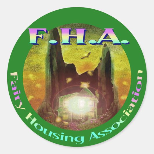 Sticker Rond Association pour le logement (Devant)