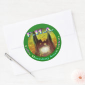Sticker Rond Association pour le logement (Enveloppe)