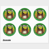 Sticker Rond Association pour le logement (Feuille)