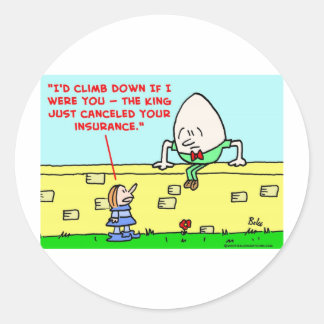 Sticker Rond assurance vide